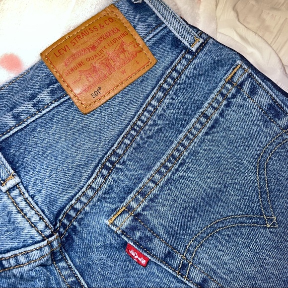 Authentic Levi’s 501 Straight Leg Jeans - Picture 3 of 3